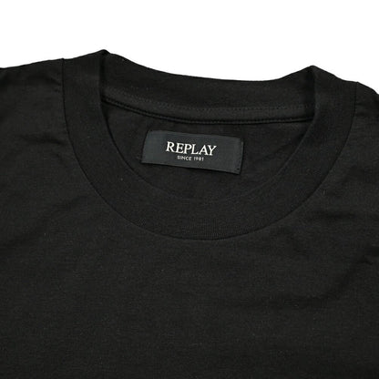 REPLAY コットン100% 半袖Tシャツ ブラック L | GUARDAROBA MILANO OFFICIAL STORE