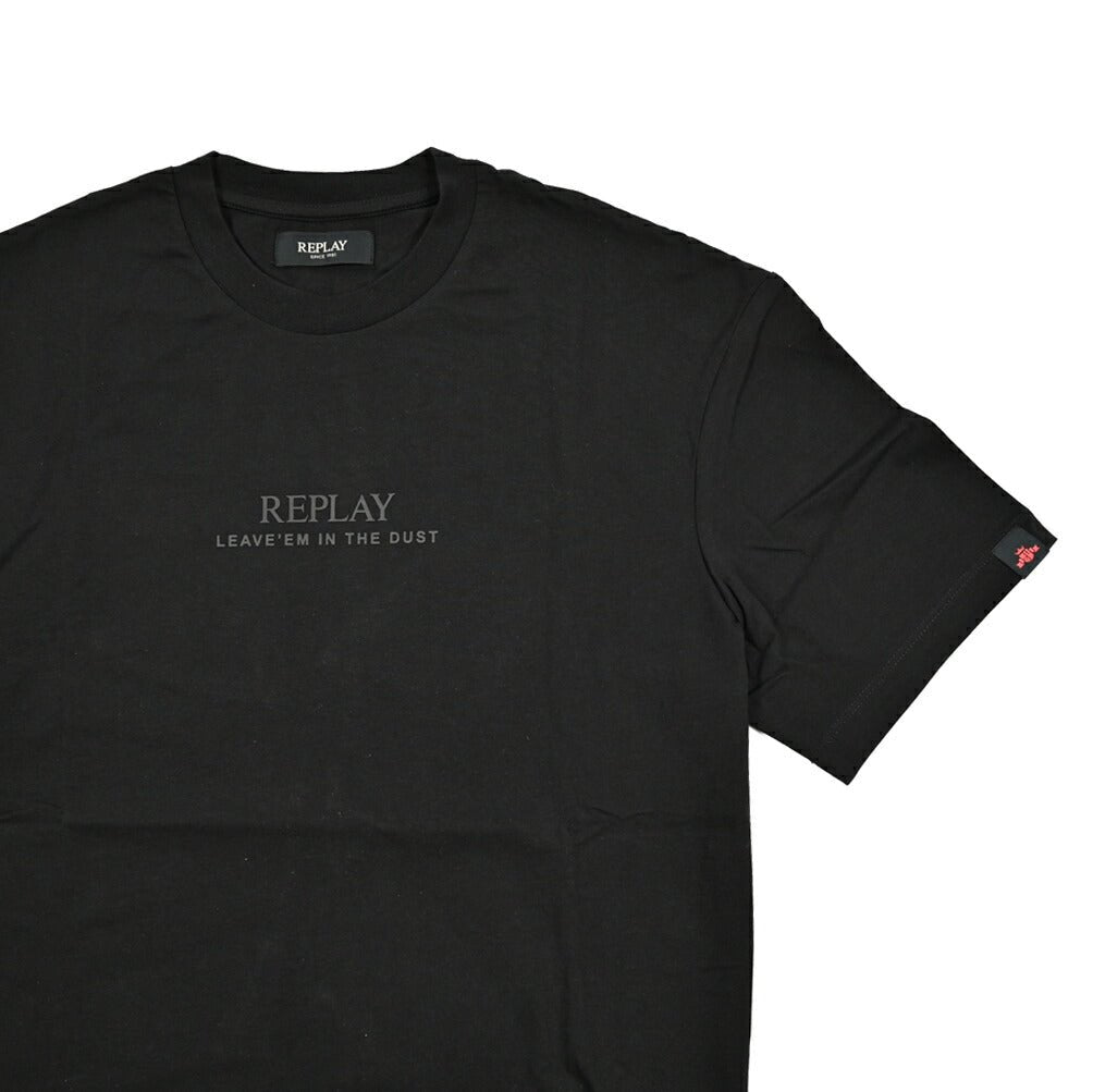 REPLAY コットン100% 半袖Tシャツ ブラック L | GUARDAROBA MILANO OFFICIAL STORE