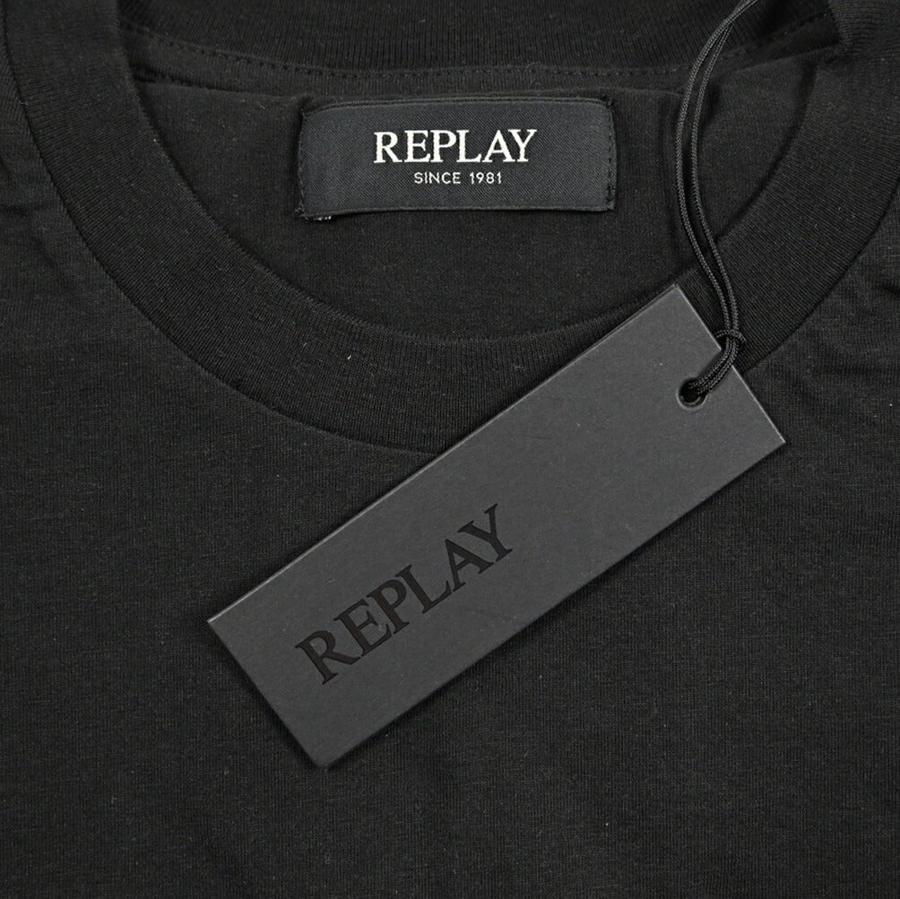 REPLAY コットン100% 半袖クルーネックロゴTシャツ｜434958｜GUARDAROBA MILANO OFFICIAL STORE