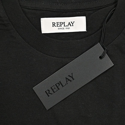 REPLAY コットン100% 半袖Tシャツ ブラック L | GUARDAROBA MILANO OFFICIAL STORE
