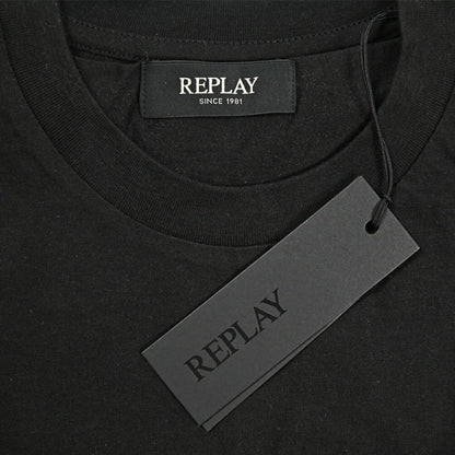 REPLAY コットン100% 半袖Tシャツ ブラック L | GUARDAROBA MILANO OFFICIAL STORE