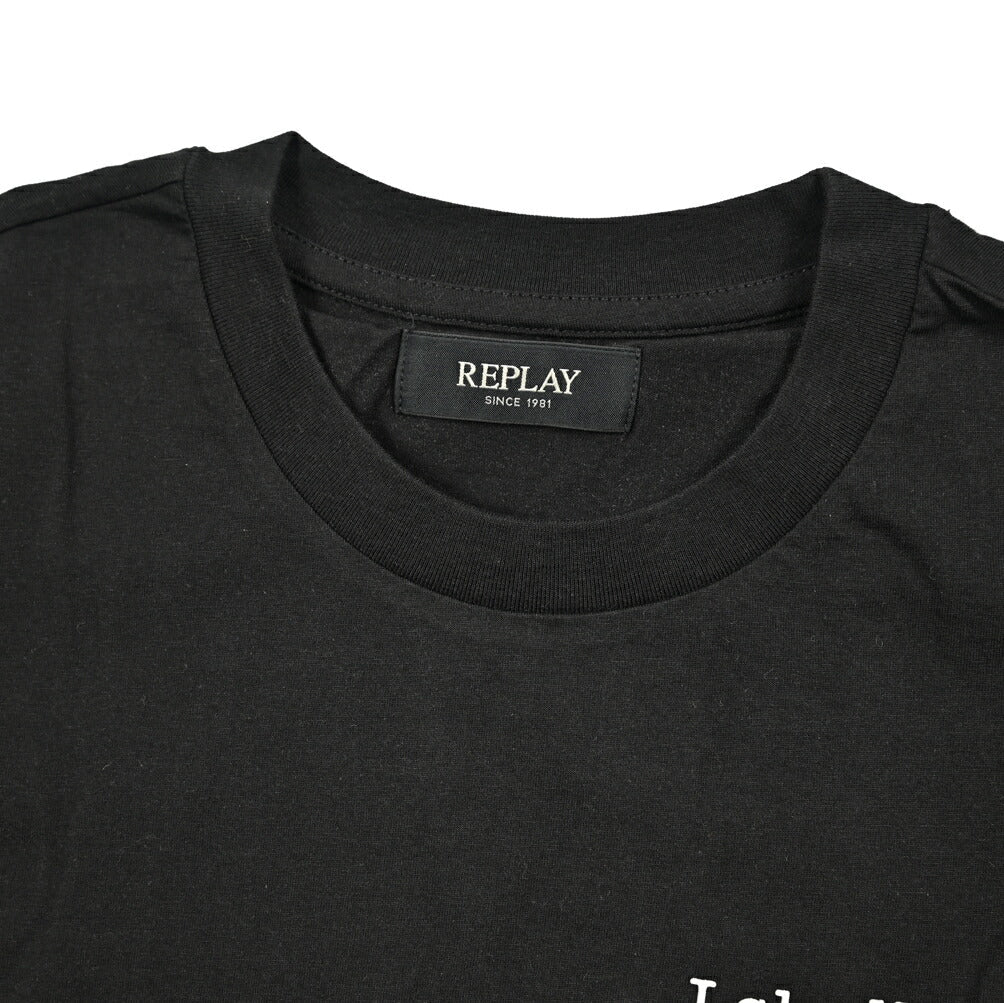 REPLAY コットン100% 半袖Tシャツ ブラック L | GUARDAROBA MILANO OFFICIAL STORE