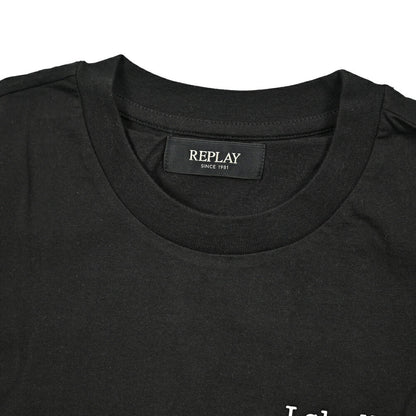 REPLAY コットン100% 半袖Tシャツ ブラック L | GUARDAROBA MILANO OFFICIAL STORE