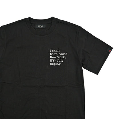 REPLAY コットン100% 半袖Tシャツ ブラック L | GUARDAROBA MILANO OFFICIAL STORE