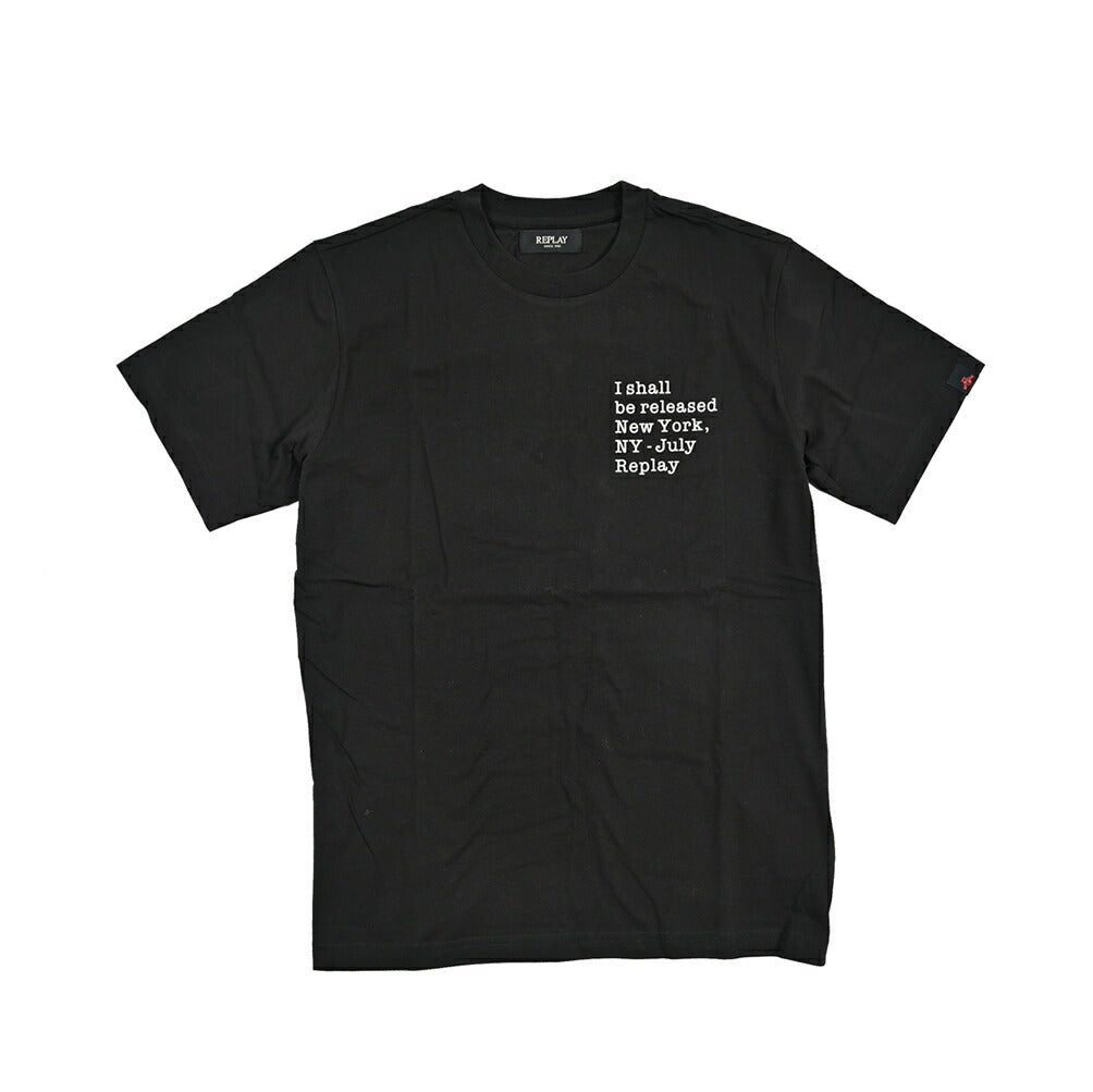 REPLAY コットン100% 半袖Tシャツ ブラック L | GUARDAROBA MILANO OFFICIAL STORE