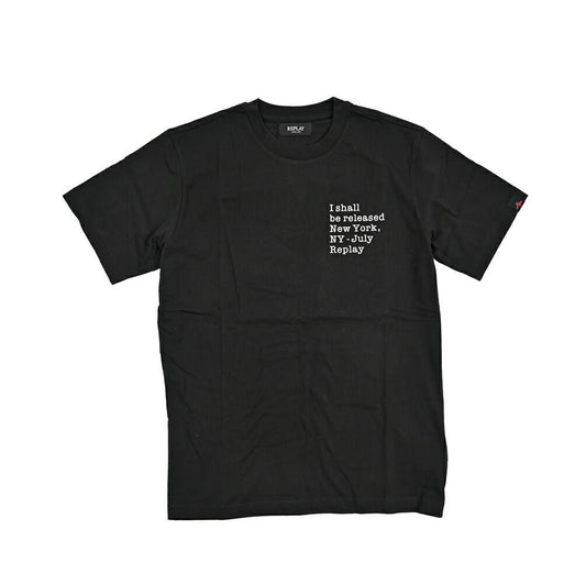 REPLAY コットン100% 半袖Tシャツ ブラック L | GUARDAROBA MILANO OFFICIAL STORE