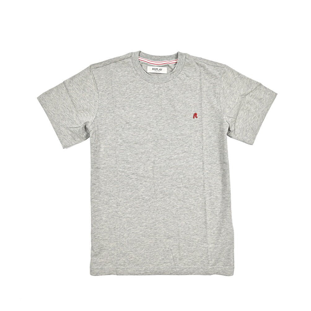 REPLAY コットン100% 半袖Tシャツ グレー XS | GUARDAROBA MILANO OFFICIAL STORE