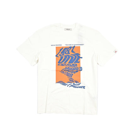 REPLAY コットン100% 半袖Tシャツ ホワイト L | GUARDAROBA MILANO OFFICIAL STORE