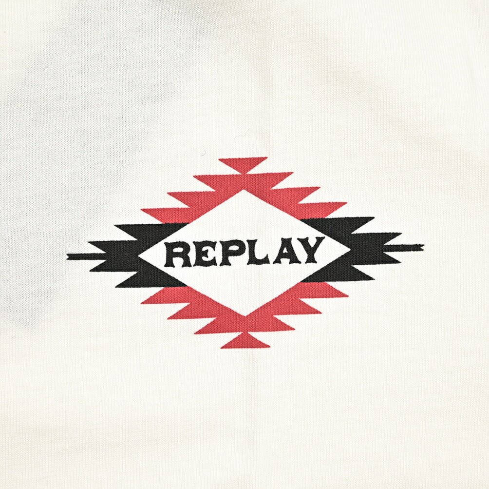 REPLAY コットン100% 半袖Tシャツ ホワイト L | GUARDAROBA MILANO OFFICIAL STORE
