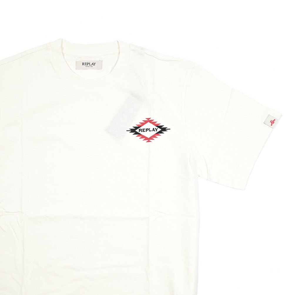 REPLAY コットン100% 半袖Tシャツ ホワイト L | GUARDAROBA MILANO OFFICIAL STORE