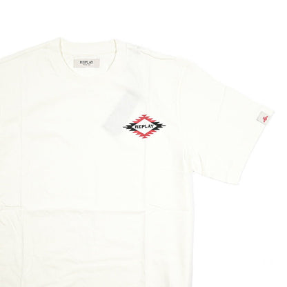 REPLAY コットン100% 半袖Tシャツ ホワイト L | GUARDAROBA MILANO OFFICIAL STORE