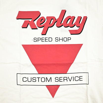 REPLAY コットン100% 半袖Tシャツ ホワイト L | GUARDAROBA MILANO OFFICIAL STORE