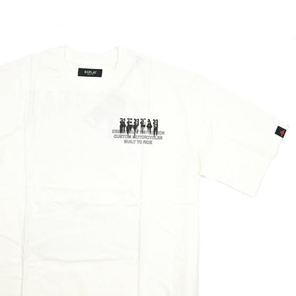 REPLAY コットン100% 半袖Tシャツ ホワイト L | GUARDAROBA MILANO OFFICIAL STORE