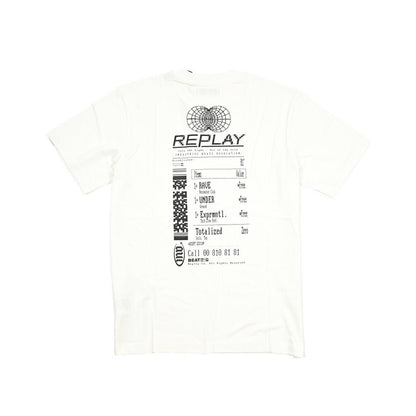 REPLAY コットン100% 半袖Tシャツ ホワイト L | GUARDAROBA MILANO OFFICIAL STORE