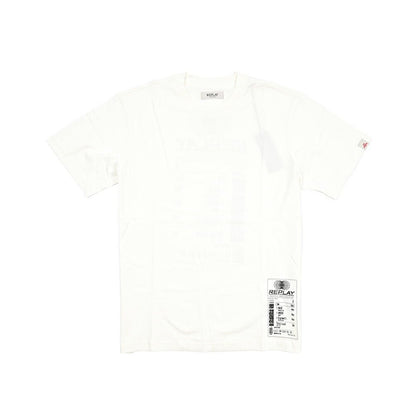 REPLAY コットン100% 半袖Tシャツ ホワイト L | GUARDAROBA MILANO OFFICIAL STORE