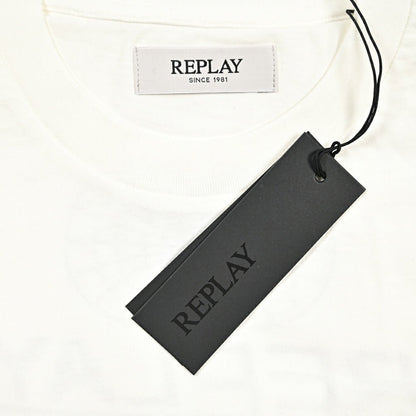 REPLAY コットン100% 半袖Tシャツ ホワイト L | GUARDAROBA MILANO OFFICIAL STORE