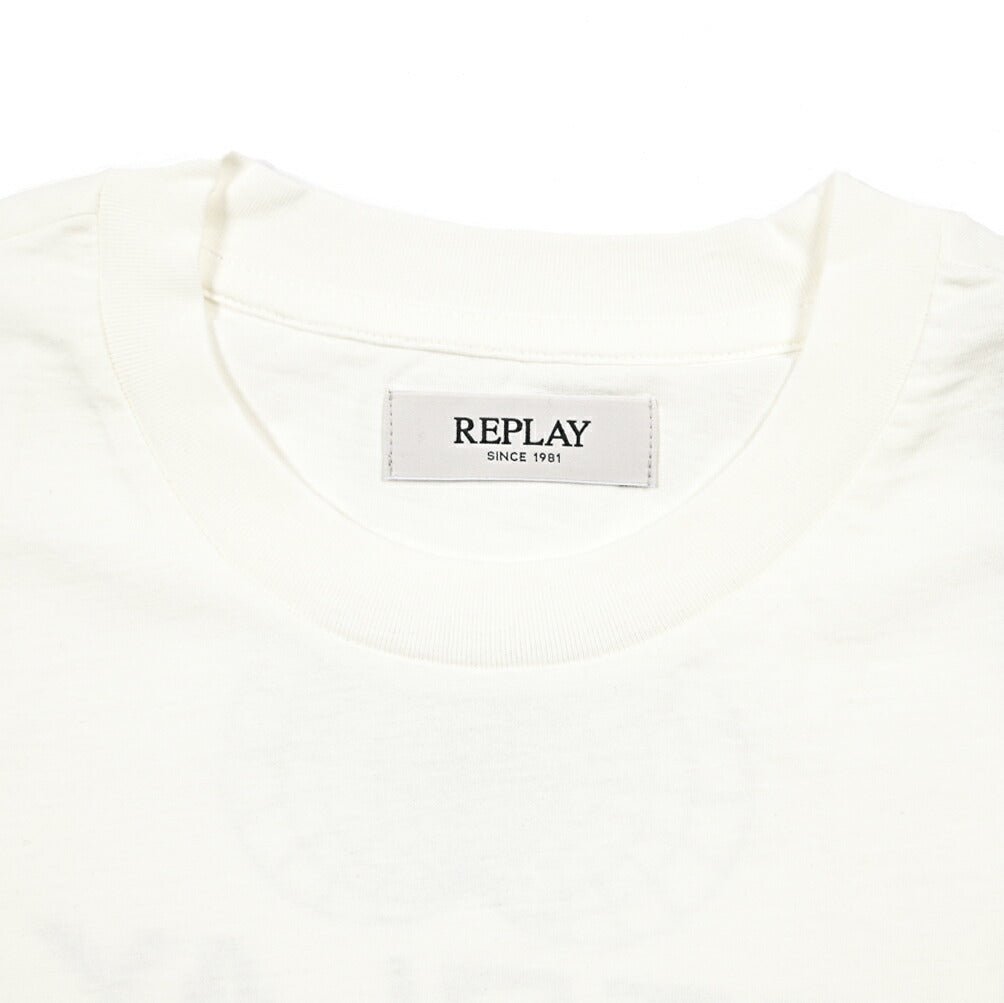 REPLAY コットン100% 半袖Tシャツ ホワイト L | GUARDAROBA MILANO OFFICIAL STORE