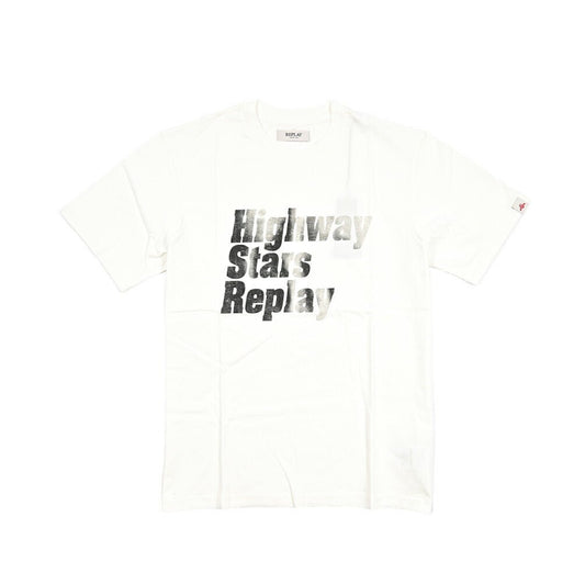 REPLAY コットン100% 半袖Tシャツ ホワイト L | GUARDAROBA MILANO OFFICIAL STORE