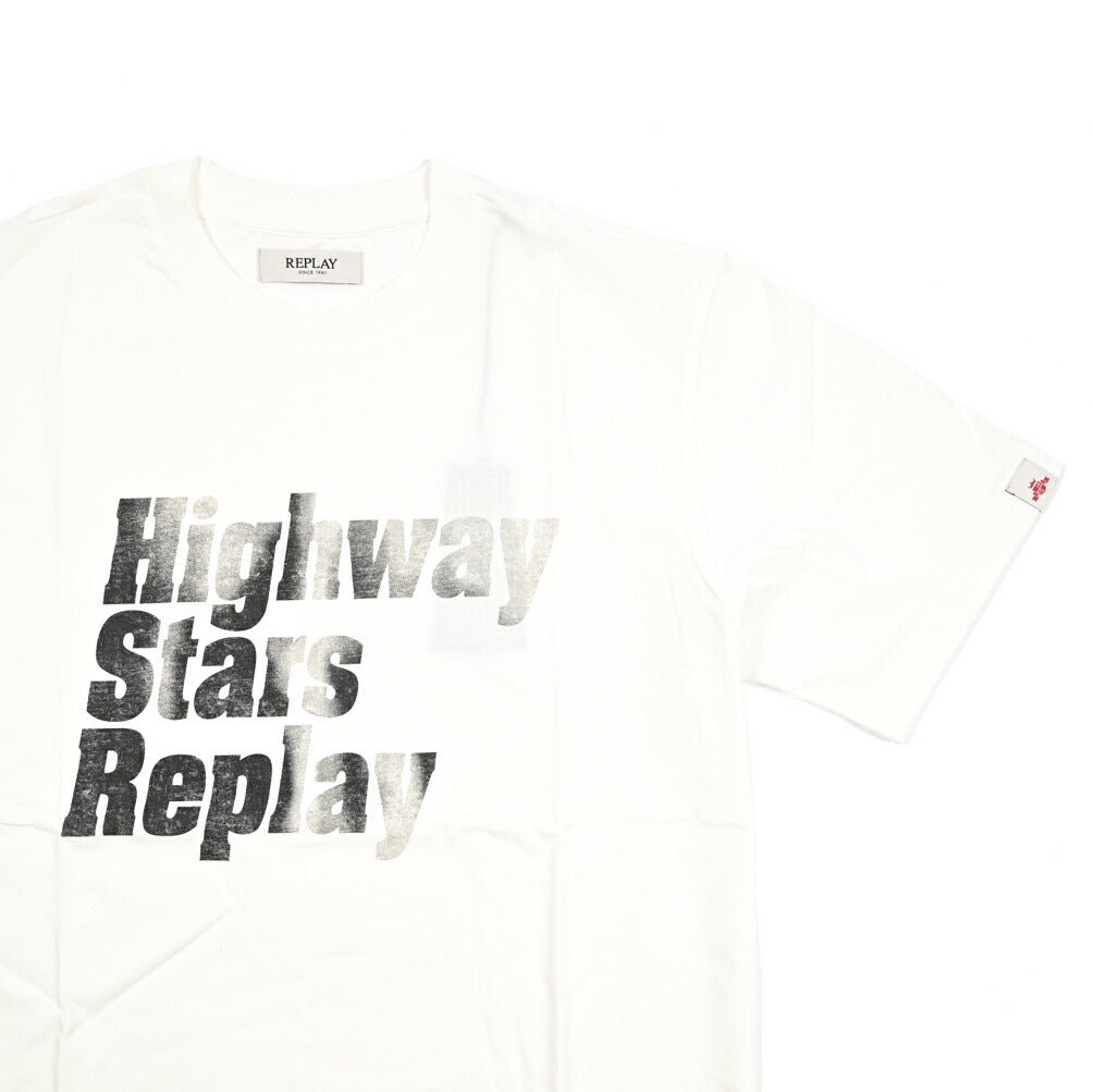 REPLAY コットン100% 半袖Tシャツ ホワイト L | GUARDAROBA MILANO OFFICIAL STORE