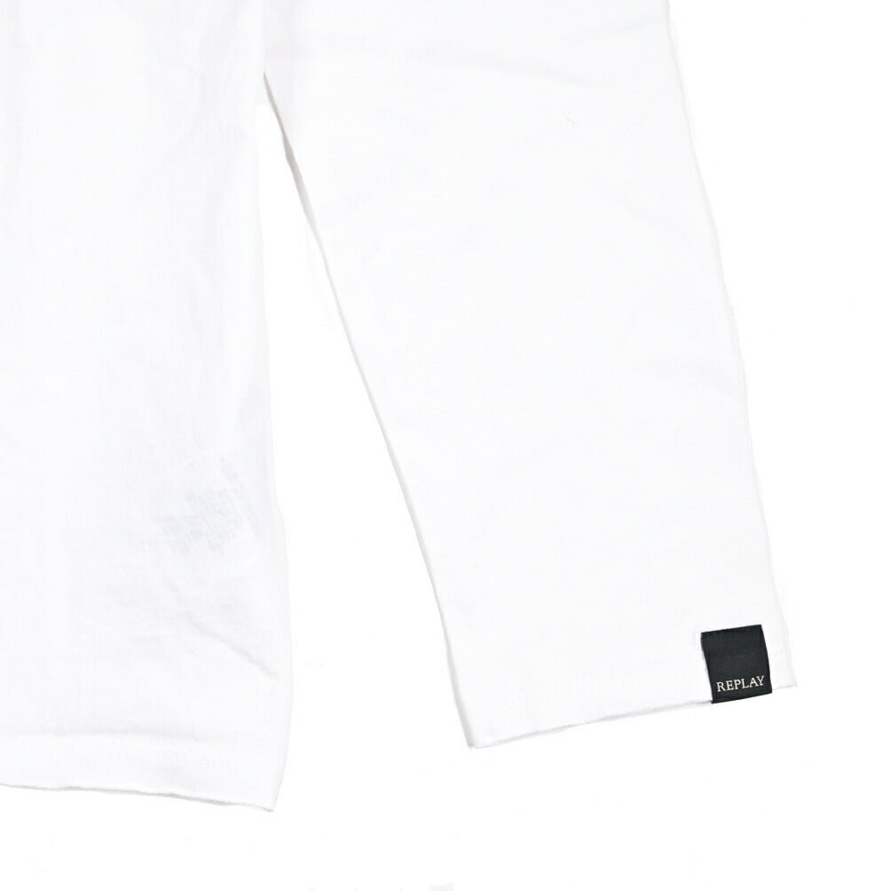 REPLAY コットン100% 長袖Tシャツ ホワイト L | GUARDAROBA MILANO OFFICIAL STORE