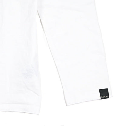 REPLAY コットン100% 長袖Tシャツ ホワイト L | GUARDAROBA MILANO OFFICIAL STORE