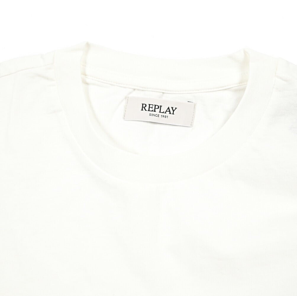 REPLAY コットン100% 半袖Tシャツ ホワイト L | GUARDAROBA MILANO OFFICIAL STORE