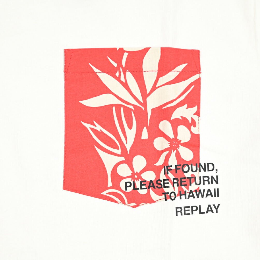 REPLAY コットン100% 半袖Tシャツ ホワイト L | GUARDAROBA MILANO OFFICIAL STORE