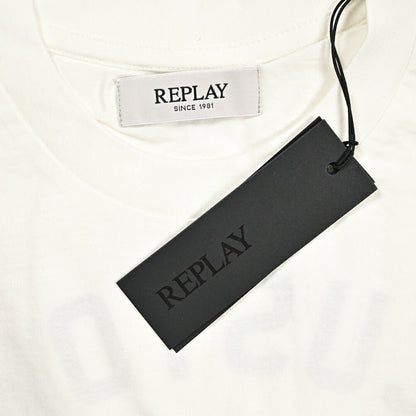 REPLAY コットン100% 半袖Tシャツ ホワイト L | GUARDAROBA MILANO OFFICIAL STORE