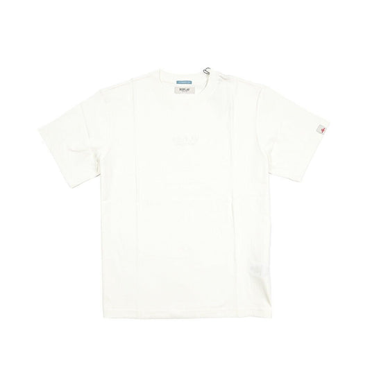 REPLAY オーガニックコットン100% 半袖Tシャツ ホワイト L | GUARDAROBA MILANO OFFICIAL STORE