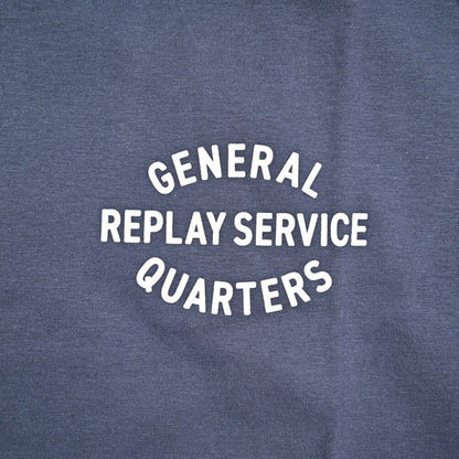 REPLAY オーガニックコットン100% 半袖Tシャツ ネイビー L | GUARDAROBA MILANO OFFICIAL STORE
