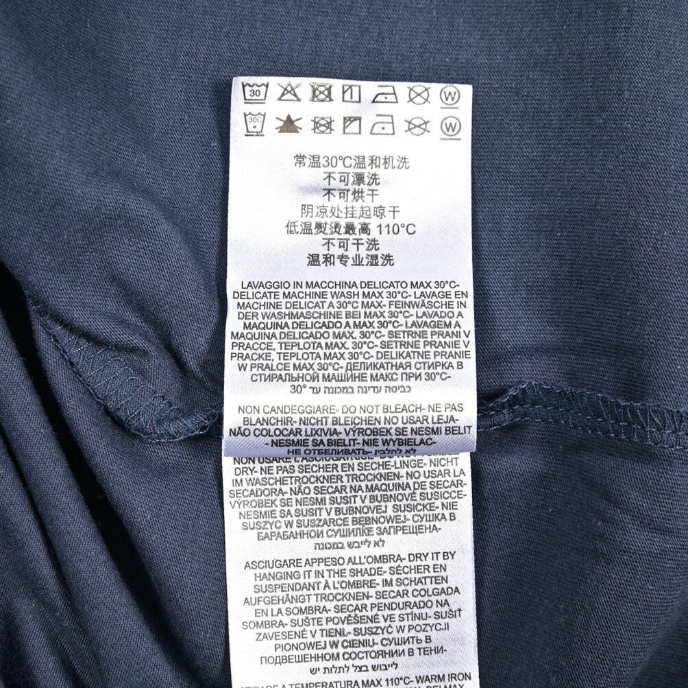 REPLAY オーガニックコットン100% 半袖Tシャツ ネイビー L | GUARDAROBA MILANO OFFICIAL STORE