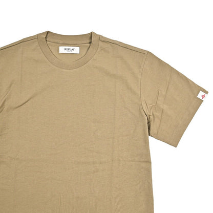 REPLAY コットン100% 半袖Tシャツ カーキグリーン L | GUARDAROBA MILANO OFFICIAL STORE