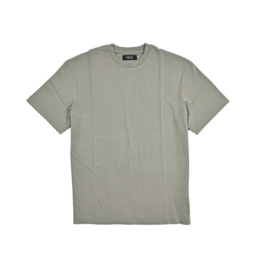 REPLAY コットン100% 半袖Tシャツ グレー L | GUARDAROBA MILANO OFFICIAL STORE