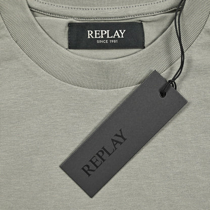 REPLAY コットン100% 半袖Tシャツ グレー L | GUARDAROBA MILANO OFFICIAL STORE