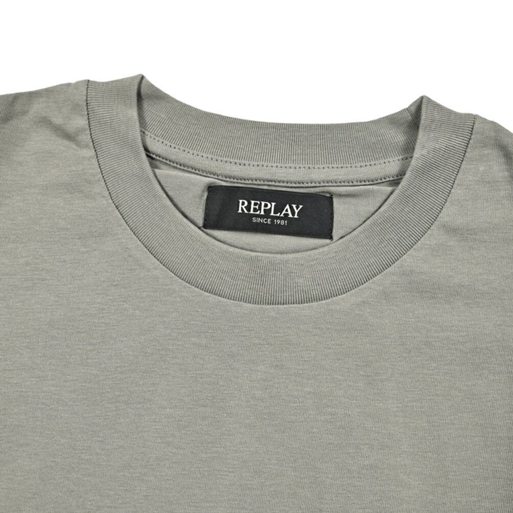 REPLAY コットン100% 半袖Tシャツ グレー L | GUARDAROBA MILANO OFFICIAL STORE