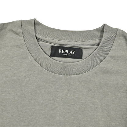REPLAY コットン100% 半袖Tシャツ グレー L | GUARDAROBA MILANO OFFICIAL STORE