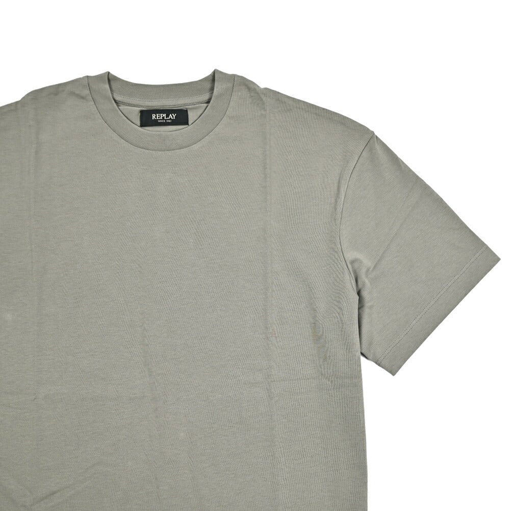 REPLAY コットン100% 半袖Tシャツ グレー L | GUARDAROBA MILANO OFFICIAL STORE