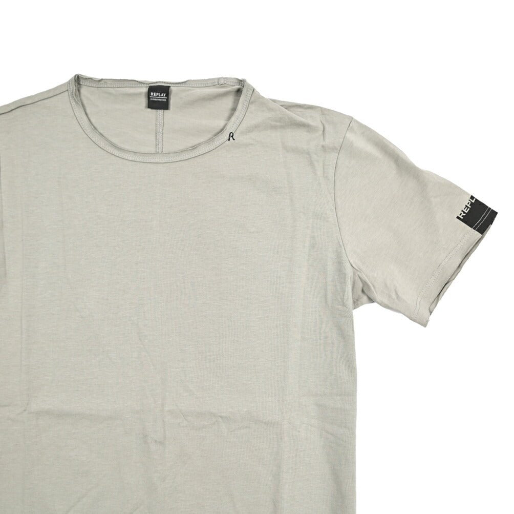 REPLAY コットン100% 半袖Tシャツ グレー M | GUARDAROBA MILANO OFFICIAL STORE