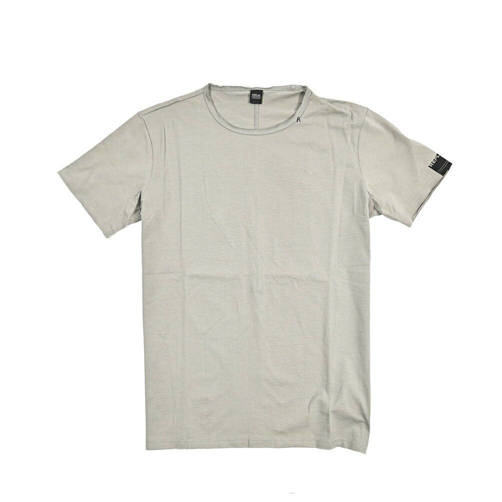 REPLAY コットン100% 半袖Tシャツ グレー M | GUARDAROBA MILANO OFFICIAL STORE