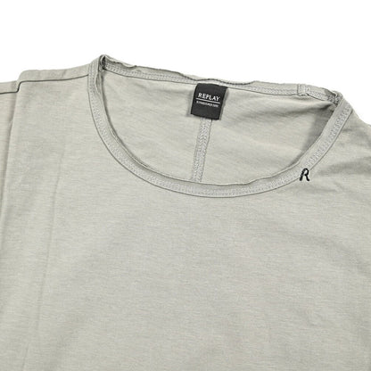 REPLAY コットン100% 半袖Tシャツ グレー M | GUARDAROBA MILANO OFFICIAL STORE