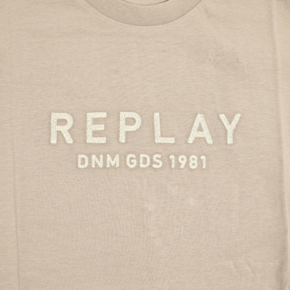 REPLAY コットン100% 半袖Tシャツ グレー L | GUARDAROBA MILANO OFFICIAL STORE