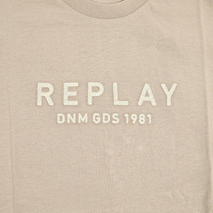 REPLAY コットン100% 半袖Tシャツ グレー L | GUARDAROBA MILANO OFFICIAL STORE