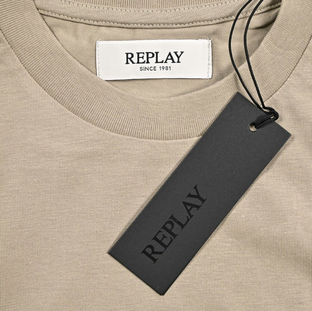 REPLAY コットン100% 半袖Tシャツ グレー L | GUARDAROBA MILANO OFFICIAL STORE