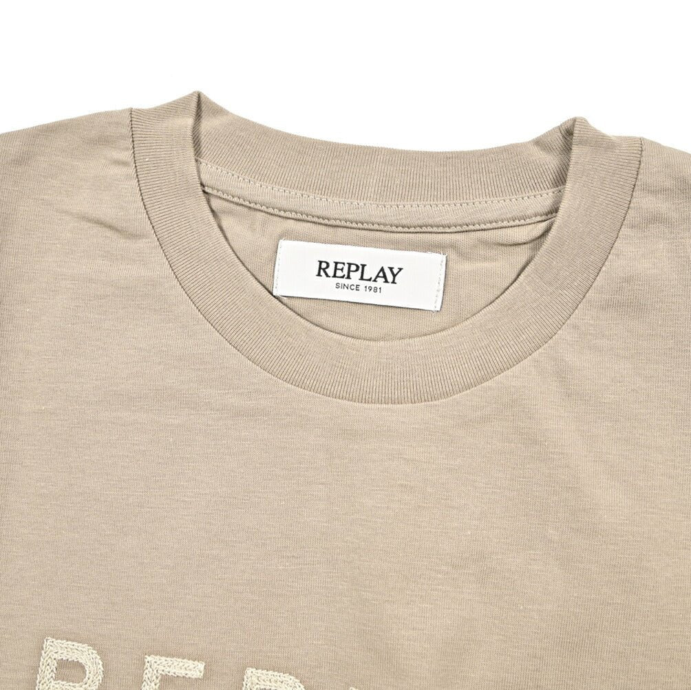 REPLAY コットン100% 半袖Tシャツ グレー L | GUARDAROBA MILANO OFFICIAL STORE