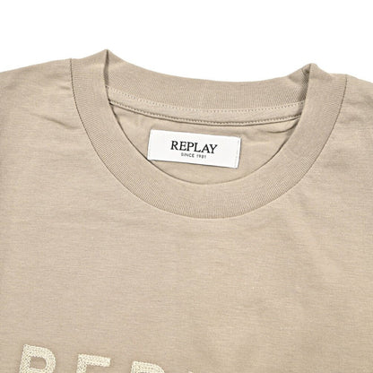 REPLAY コットン100% 半袖Tシャツ グレー L | GUARDAROBA MILANO OFFICIAL STORE
