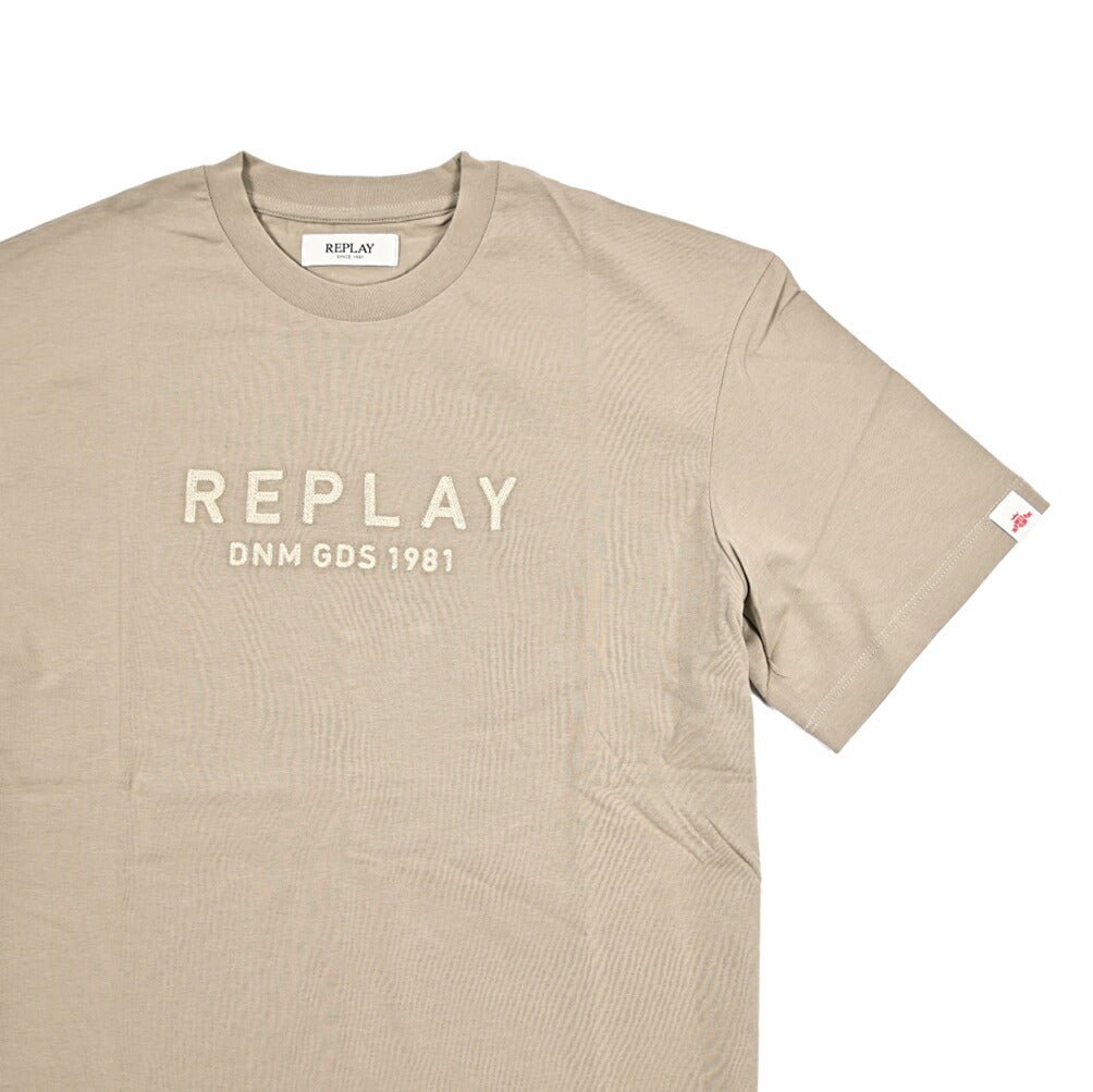 REPLAY コットン100% 半袖Tシャツ グレー L | GUARDAROBA MILANO OFFICIAL STORE