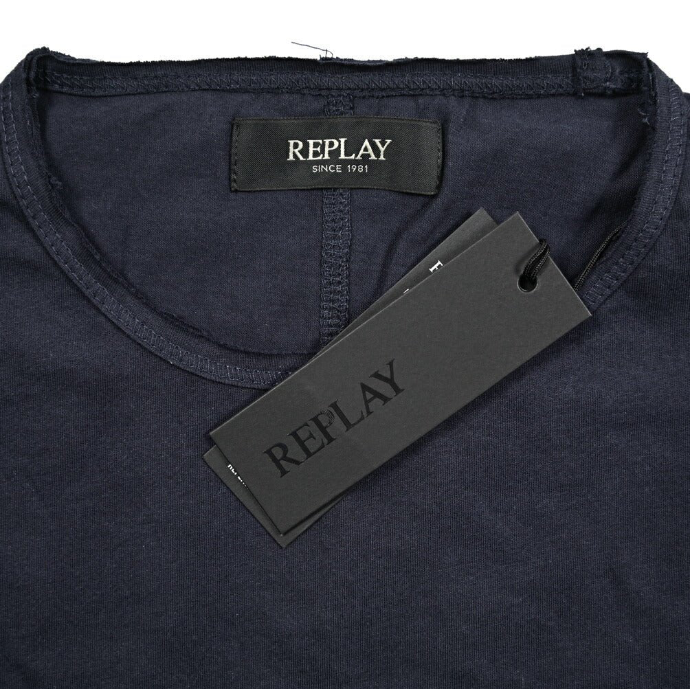 REPLAY コットン100% 半袖クルーネックTシャツ｜435219-M｜GUARDAROBA MILANO OFFICIAL STORE