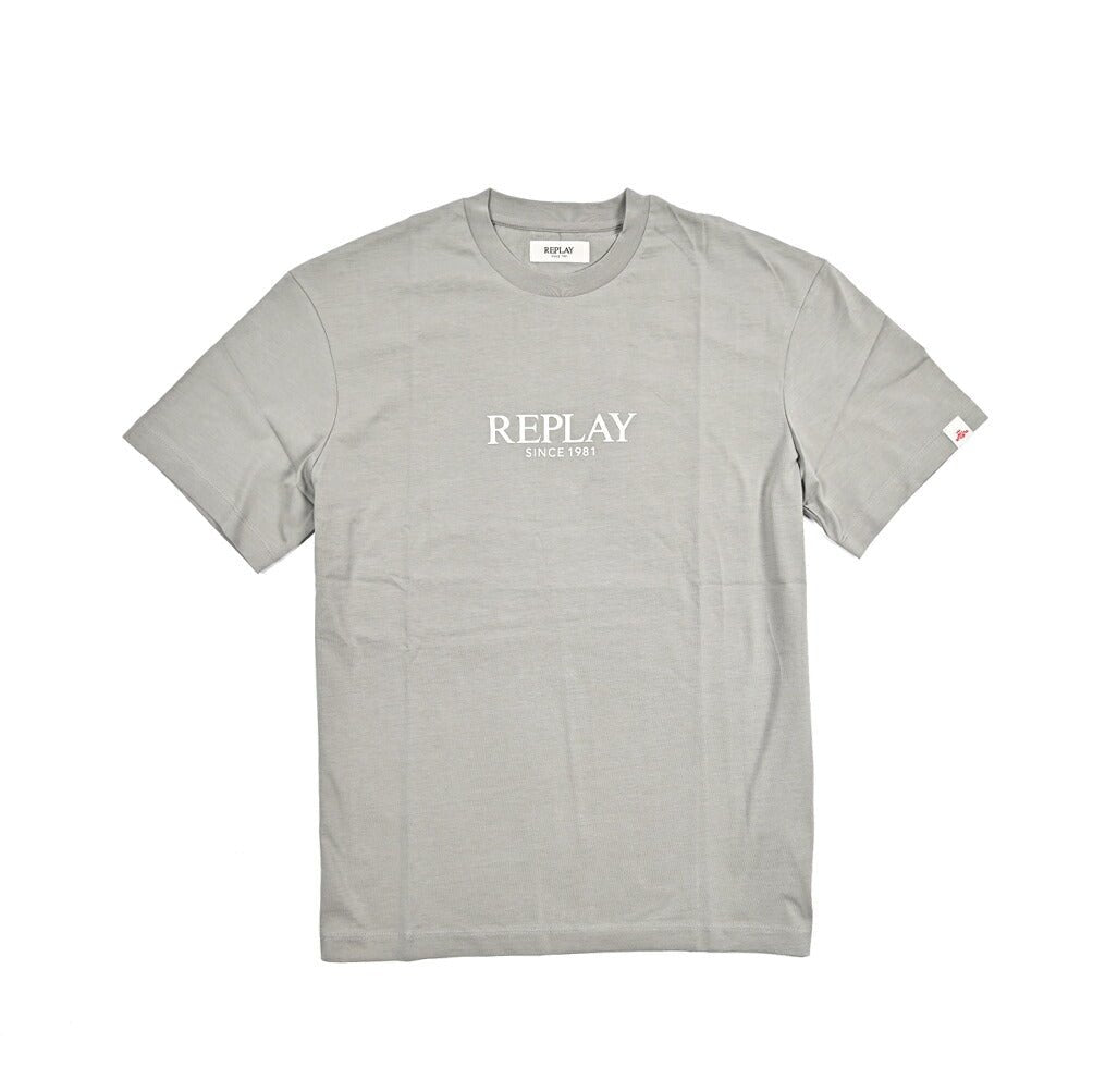 REPLAY コットン100% 半袖Tシャツ グレー L | GUARDAROBA MILANO OFFICIAL STORE