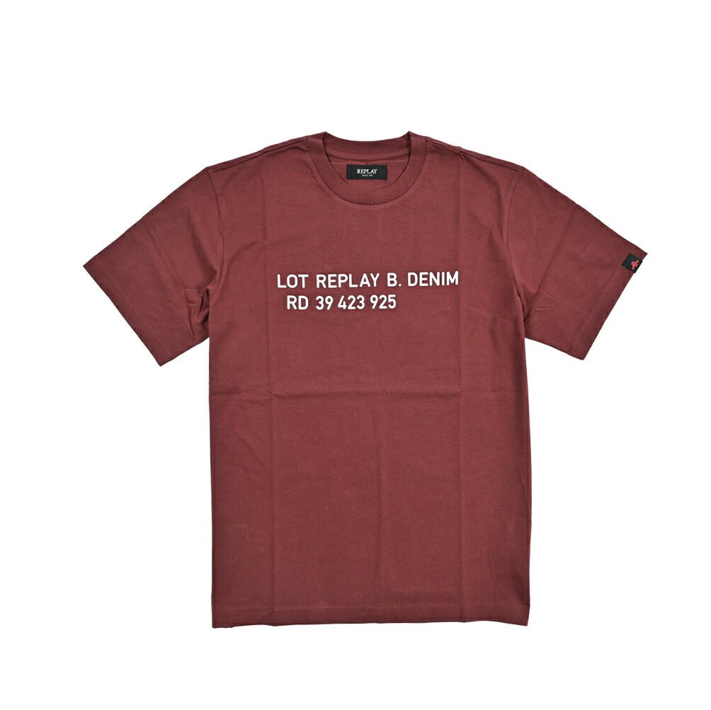 REPLAY コットン100% 半袖Tシャツ レッド L | GUARDAROBA MILANO OFFICIAL STORE