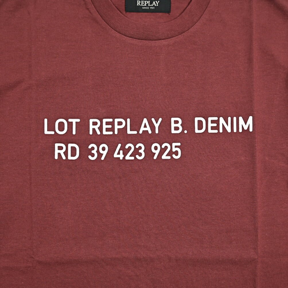 REPLAY コットン100% 半袖Tシャツ レッド L | GUARDAROBA MILANO OFFICIAL STORE